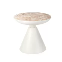 Tavolinetto tondo Cm. 51x48 h. - L'oca Nera