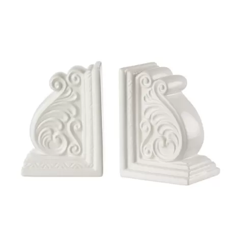 Fermalibri Classico - set 2 pezzi Cm. 13x10x18 h. - L'oca Nera