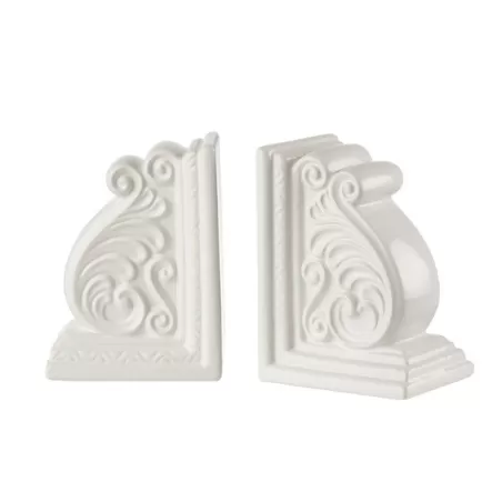 Fermalibri Classico - set 2 pezzi Cm. 13x10x18 h. - L'oca Nera