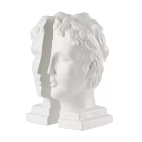 Fermalibri Profilo Classico - set 2 pezzi Cm. 8x11,5x26 h. - L'oca Nera