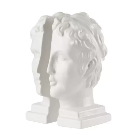 Fermalibri Profilo Classico - set 2 pezzi Cm. 8x11,5x26 h. - L'oca Nera