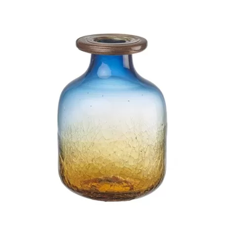 Vaso basso Cm. 17x25 h. - L'oca Nera