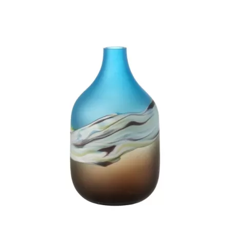 Vaso basso Cm. 16x28 h. - L'oca Nera