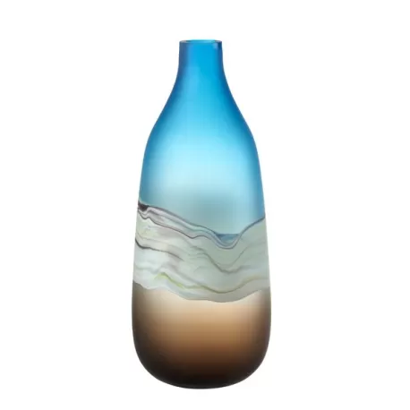 Vaso alto Cm. 17x43 h. - L'oca Nera