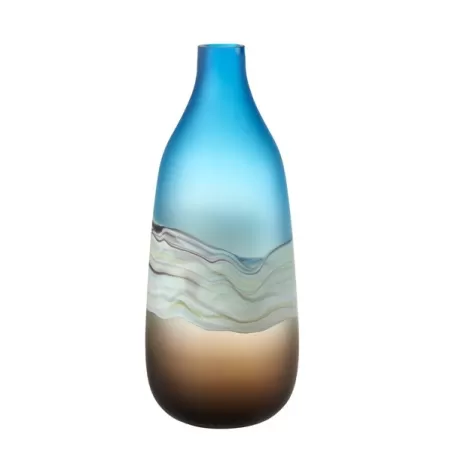 Vaso alto Cm. 17x43 h. - L'oca Nera