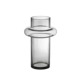 Vaso basso Cm. 17x25 h. - L'oca Nera