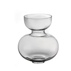 Vaso tondo Cm. 22x25 h. - L'oca Nera