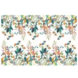 Giverny, Tovaglia antimacchia Cm.155x155, 4 posti - L'oca Nera