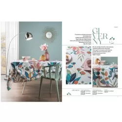 Giverny, Tovaglia antimacchia Cm.155x155, 4 posti - L'oca Nera 2