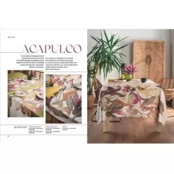 Acapulco, Tovaglia antimacchia Cm.155x155, 4 posti - L'oca Nera 2