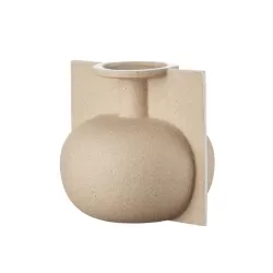Vaso basso Cm. 20x18x17 h. - L'oca Nera