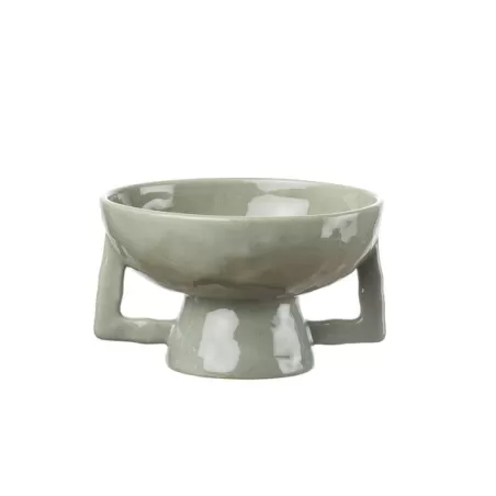 Centrotavola con manici Cm. 20x12 h. - L'oca Nera