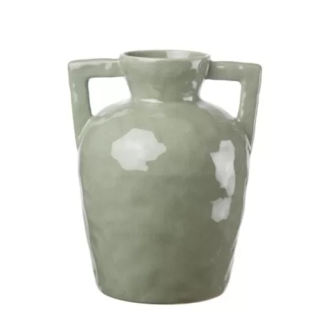 Vaso alto con manici Cm. 22,5x20x28 h. - L'oca Nera