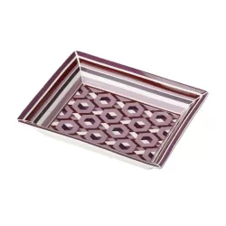 Svuotatasche rettangolare Astoria Cm. 20,5x17x3,5 h. - L'oca Nera