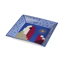 Svuotatasche quadrato Toledo Cm. 21x21x5 h. - L'oca Nera