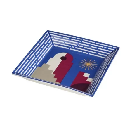 Svuotatasche quadrato Toledo Cm. 21x21x5 h. - L'oca Nera