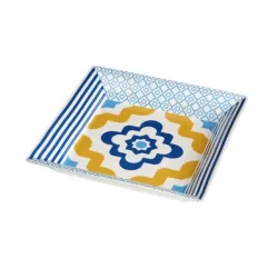 Svuotatasche quadrato Lisbona Cm. 21x21x5 h. - L'oca Nera