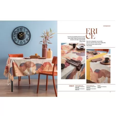 Erice, Tovaglia antimacchia Cm.155x155, 4 posti - L'oca Nera