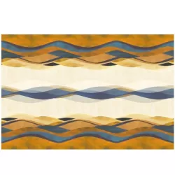 Lipari, Tovaglia antimacchia Cm.155x155, 4 posti - L'oca Nera