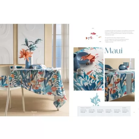 Maui, Runner antimacchia Cm.50x155, 2 posti - L'oca Nera