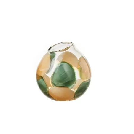 Vaso basso Cm. 19x19 h. - L'oca Nera