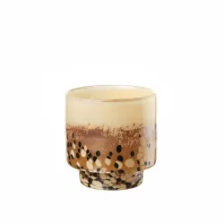 Vaso basso Cm. 18x18 h. - L'oca Nera