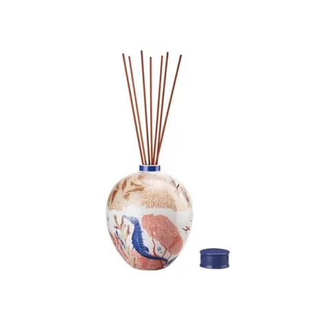 Hydra - Diffusore di essenze Lt. 2,00 con bastoncini marroni 40 Cm. e shopper Cm. 16,5x21,5 h. - L'oca Nera