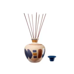 Kala h.ari - Diffusore di essenze Lt. 2,00 con bastoncini marroni 40 Cm. e shopper Cm. 17x20 h. - L'oca Nera