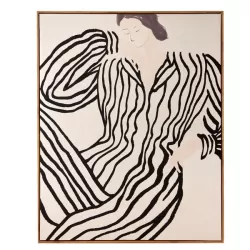 Quadro con cornice Cm. 82x102 - L'oca Nera