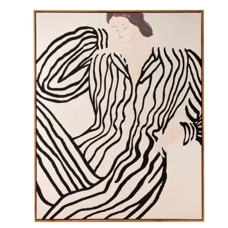 Quadro con cornice Cm. 82x102 - L'oca Nera