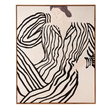 Quadro con cornice Cm. 82x102 - L'oca Nera