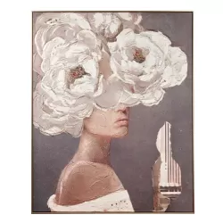 Quadro con cornice Cm. 82x102 - L'oca Nera