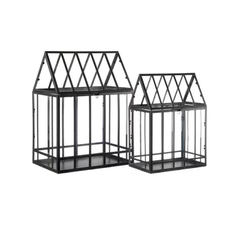 Mini Serre - set 2 pezzi Cm. 22x15x32 h. - 30x19x39 h. - L'oca Nera