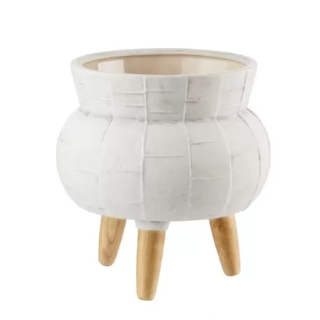 Cachepot basso Cm. 22x24 h. - L'oca Nera