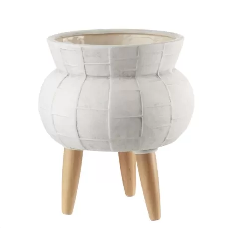 Cachepot alto Cm. 28x32 h. - L'oca Nera