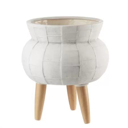 Cachepot alto Cm. 28x32 h. - L'oca Nera