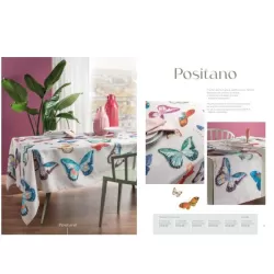 Positano, Tovaglia antimacchia Cm.155x180, 6 posti - L'oca Nera 2