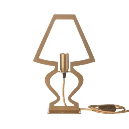 Abat-Jour Silhouette, Oro Trasparente - Arti e Mestieri