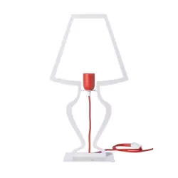 Lampada Silhouette, Bianco - Arti e Mestieri