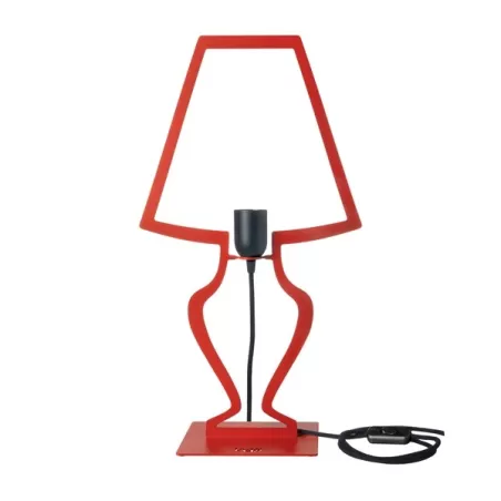 Lampada Silhouette, Rosso - Arti e Mestieri