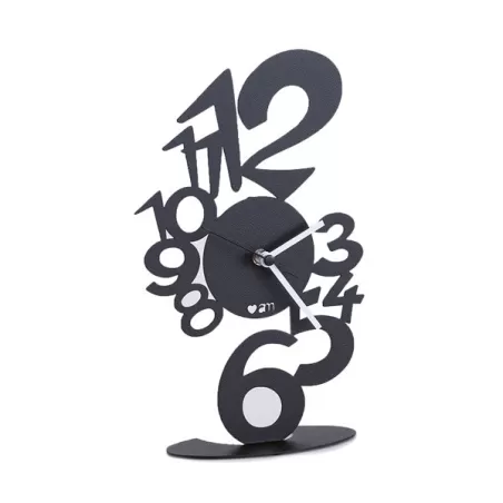 Orologio Lupin Da Tavolo, Nero - Arti e Mestieri