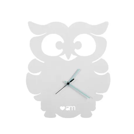 Orologio Gufino, Bianco - Arti e Mestieri