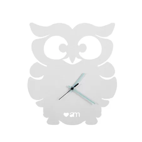 Orologio Gufino, Bianco - Arti e Mestieri