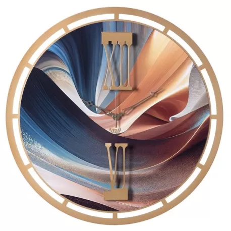 Orologio Mood, Oro Laccato E Dune Dorate - Arti e Mestieri