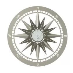 Orologio Bussola Grande, Sabbia e Bronzo - Arti e Mestieri