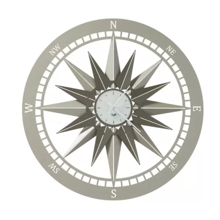 Orologio Bussola Grande, Sabbia e Bronzo - Arti e Mestieri