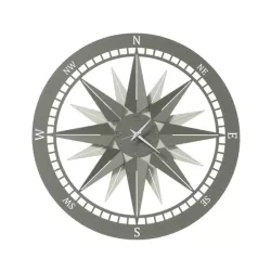 Orologio Bussola Piccolo, Avorio e Fango - Arti e Mestieri