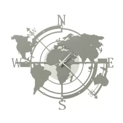 Orologio Planisfero, Avorio e Fango - Arti e Mestieri