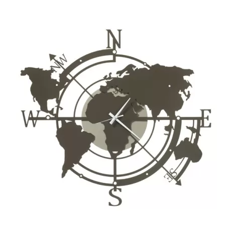 Orologio Planisfero, Sabbia e Bronzo - Arti e Mestieri