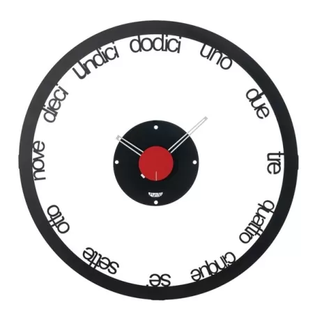 Orologio Circolo, Nero - Arti e Mestieri